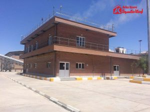 آجر نمای ده سوراخ قرمز-پروژه شهرک صنعتی ساوه